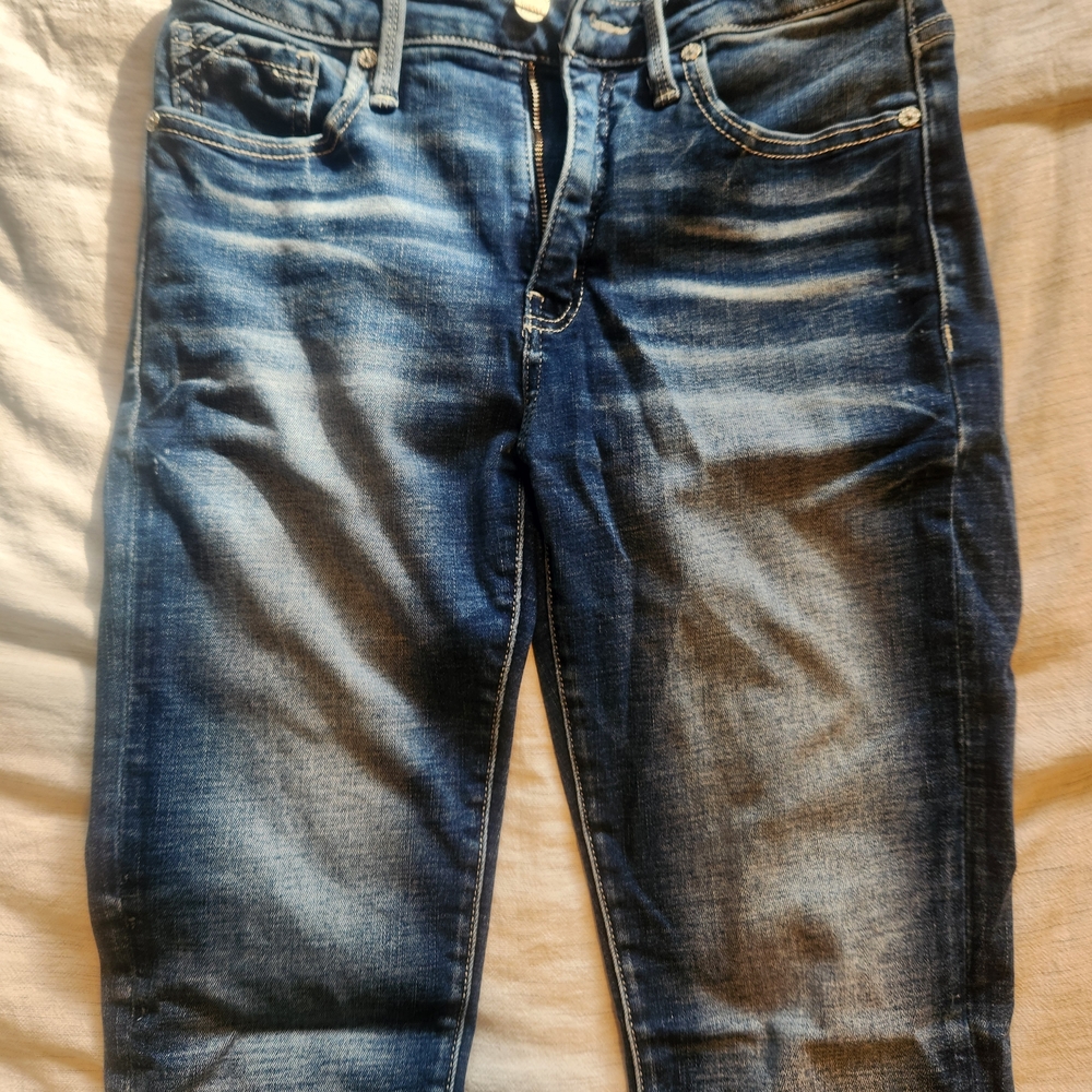 BKE Women's Skinny Jeans - Dark Blue